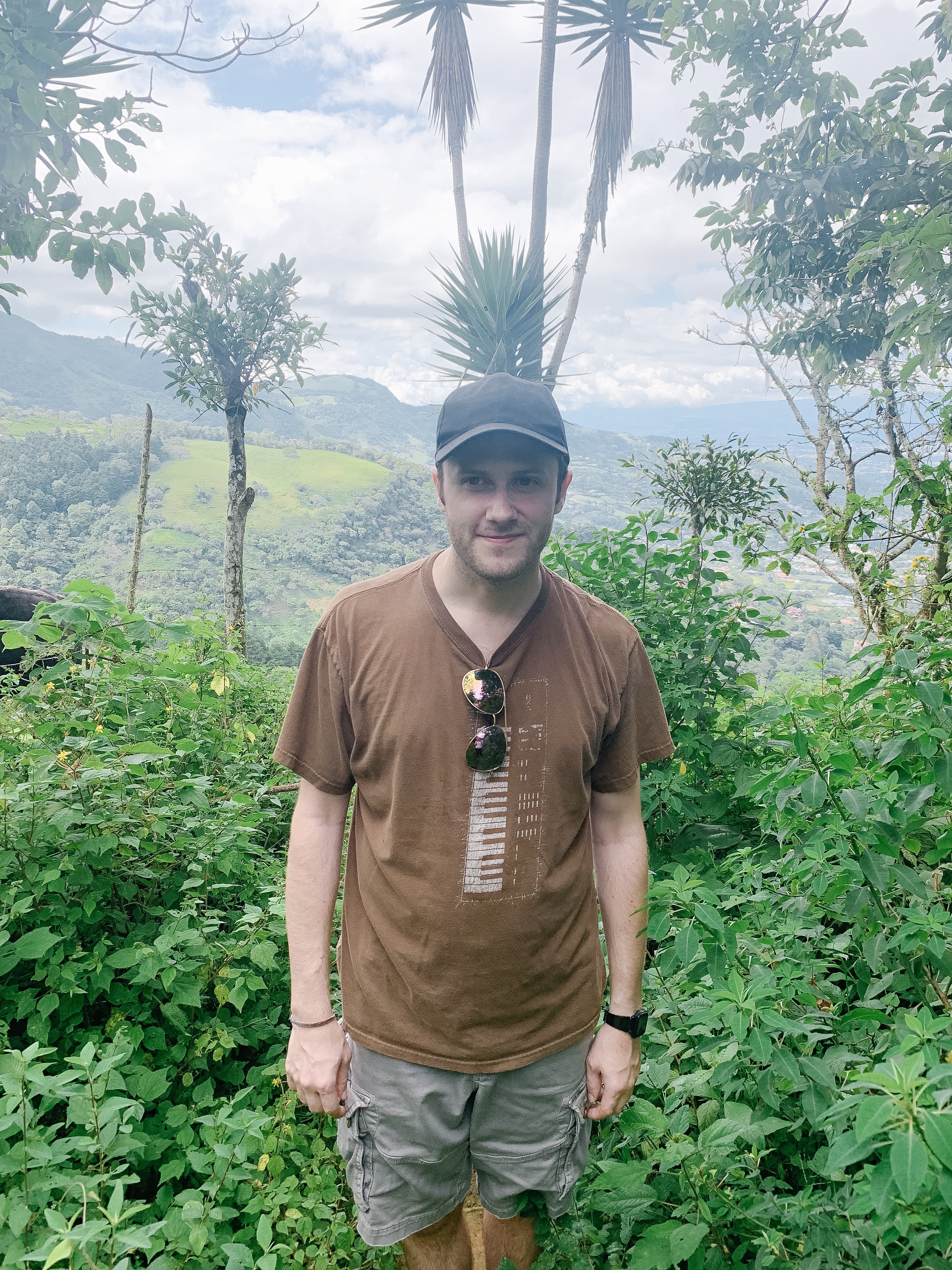 Exhaustion from hiking a steep mountain