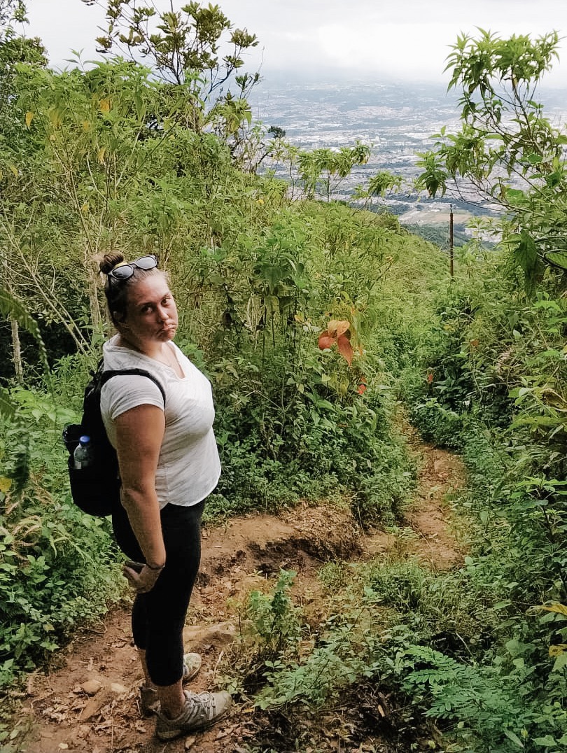 Feeling defeated by the mountain